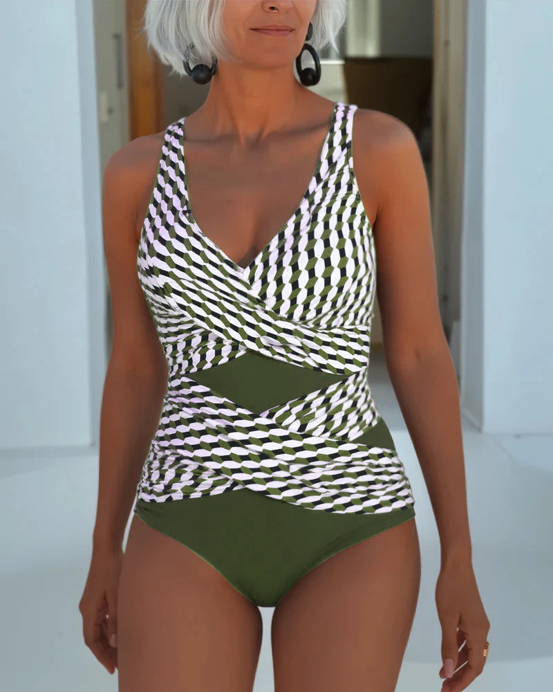 Rachell - Elegante Costume da Bagno Incrociato - Image 3