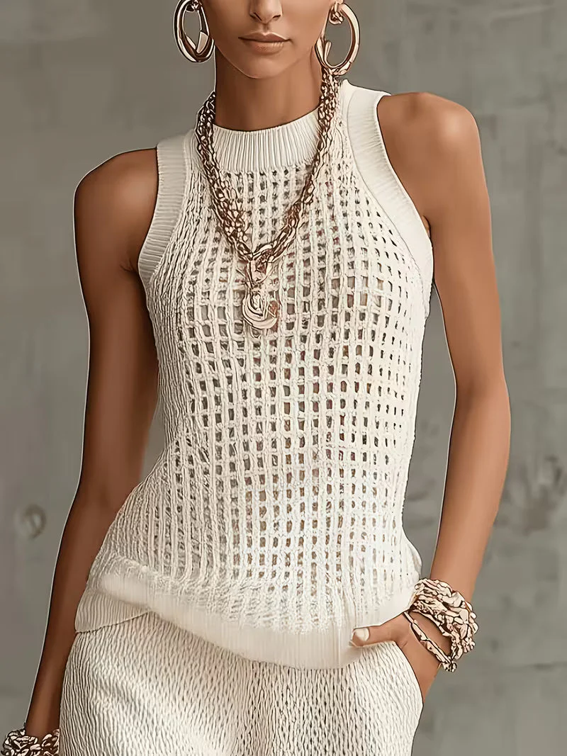 Raiane - Top in Maglia Senza Maniche - Image 10