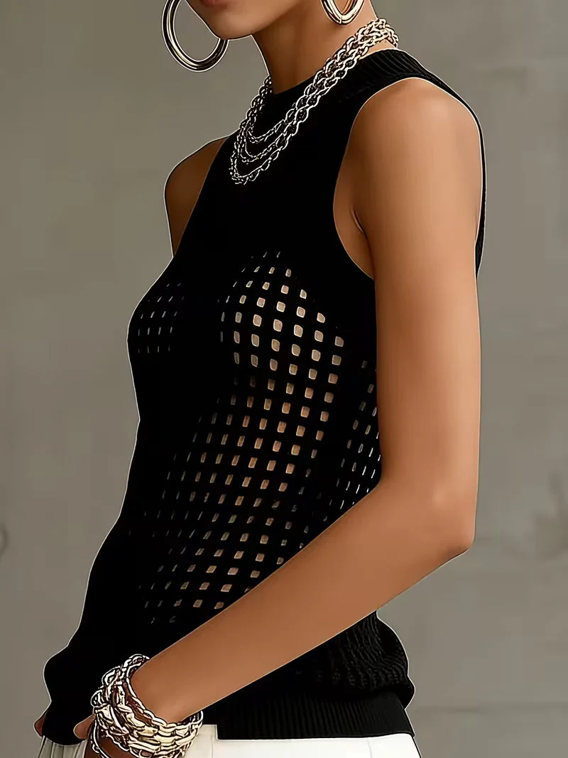 Raiane - Top in Maglia Senza Maniche - Image 13
