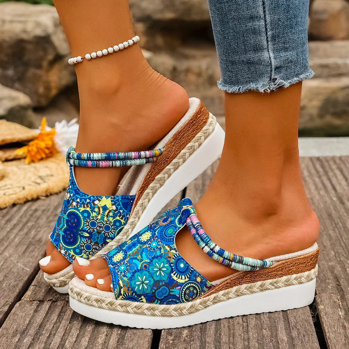 Raiza - Sandali Con Zeppa Eleganti