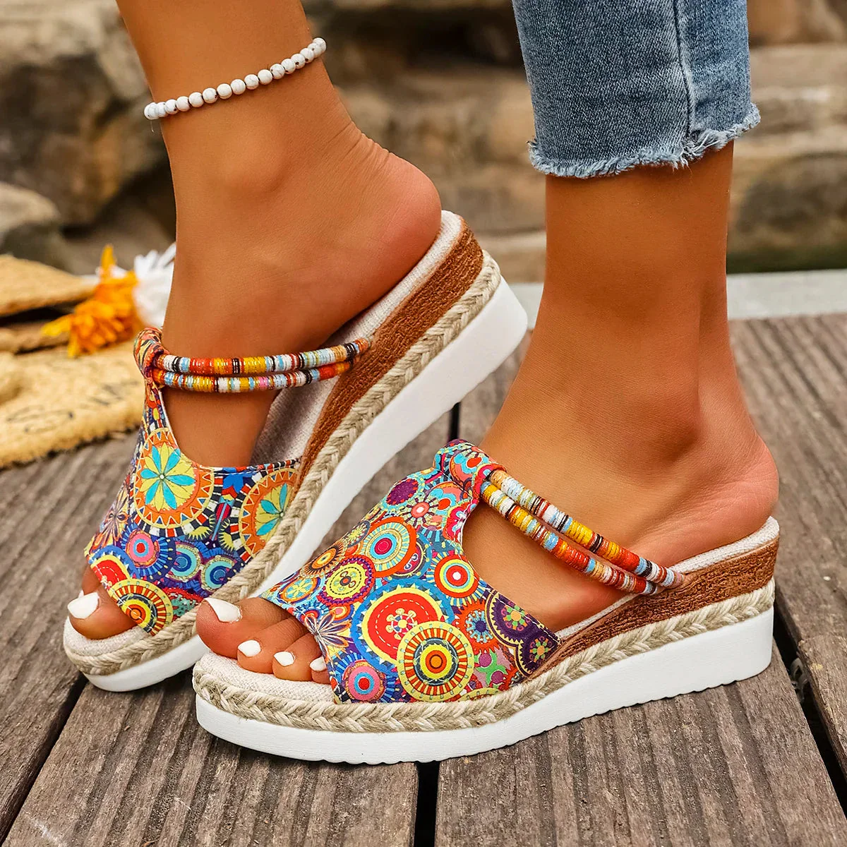 Raiza - Sandali Con Zeppa Eleganti - Image 2
