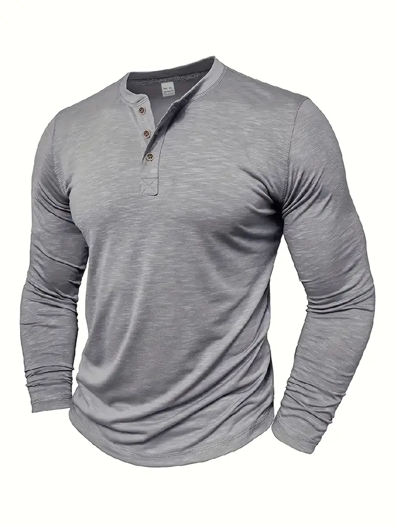 Randell - T-Camicia Casual a Maniche Lunghe - Image 10