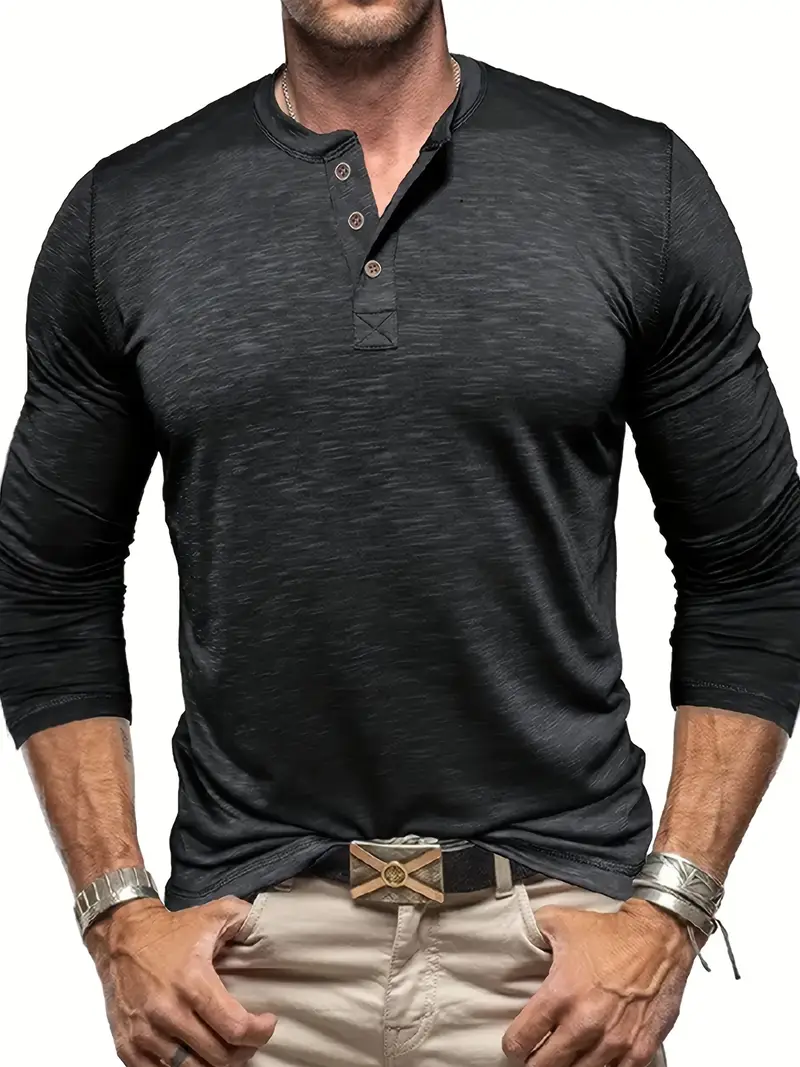 Randell - T-Camicia Casual a Maniche Lunghe - Image 2