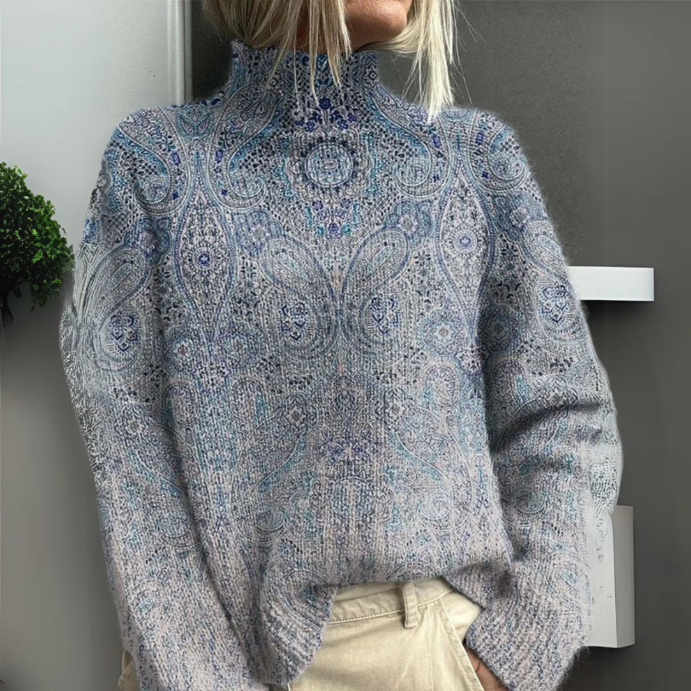 Rasha - Maglione Stampato Colorato