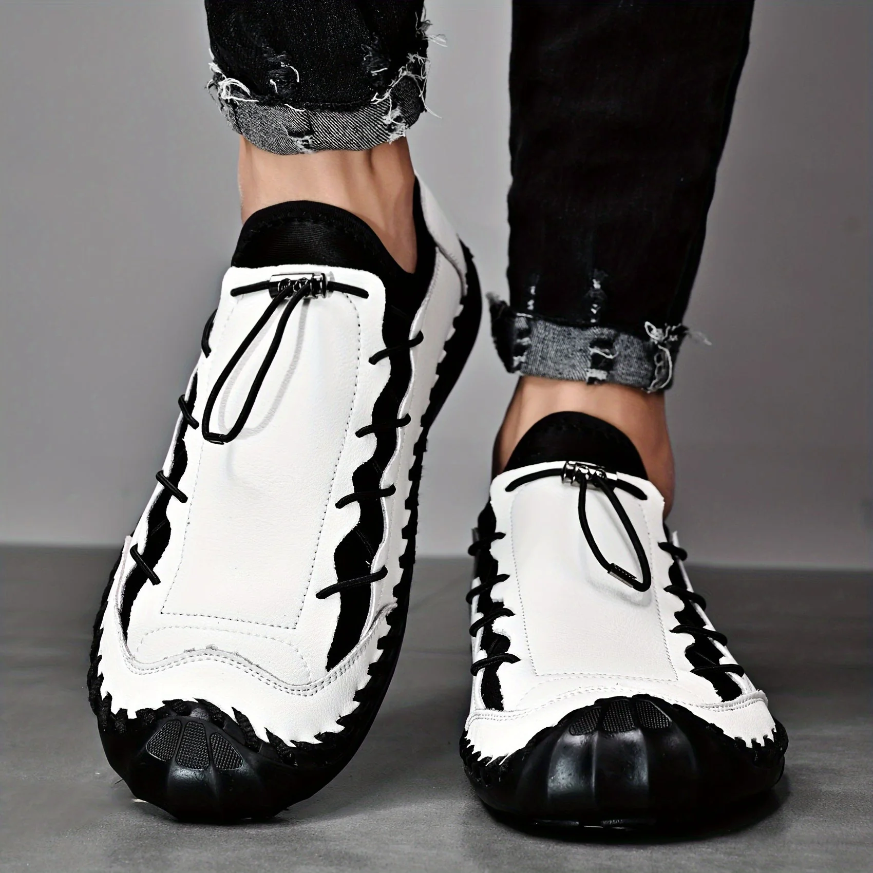 Razam - Scarpa Da Ginnastica In Pelle Con Suola Antiscivolo - Image 4