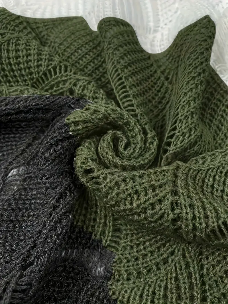 Renilda - Elegante Maglione Lavorato a Maglia Con Scollo a V - Image 17
