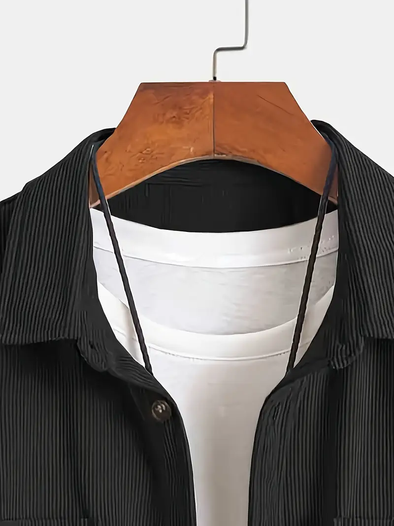 Rickey - Camicia Pulsante-Up Casuale In Velluto A Coste - Image 16