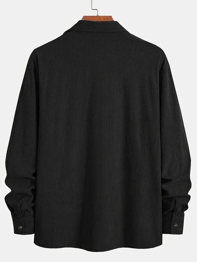 Rickey - Camicia Pulsante-Up Casuale In Velluto A Coste - Image 17