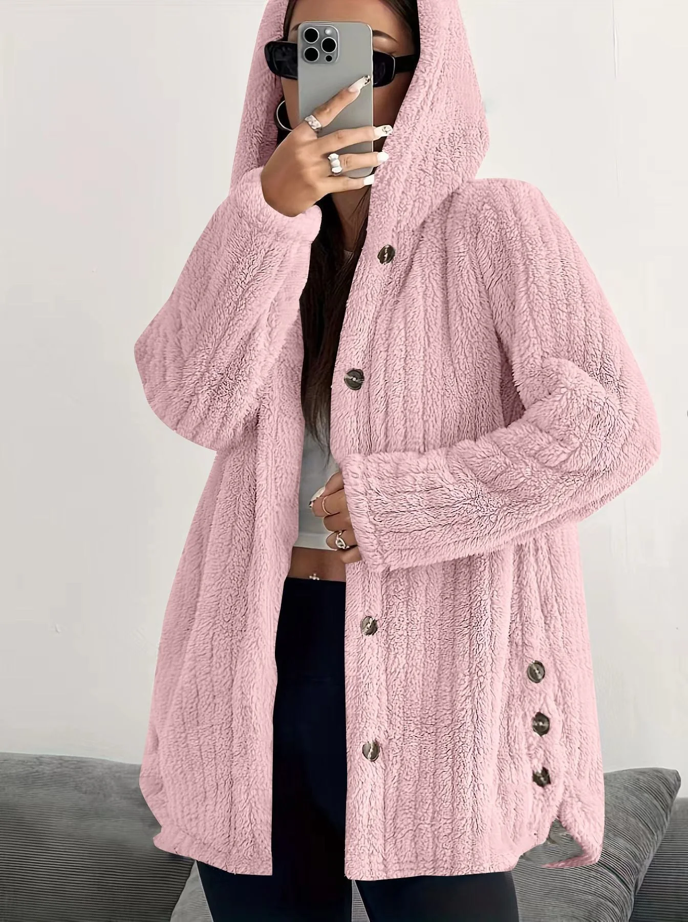 Robine - Giacca Invernale Con Cappuccio E Maniche Lunghe