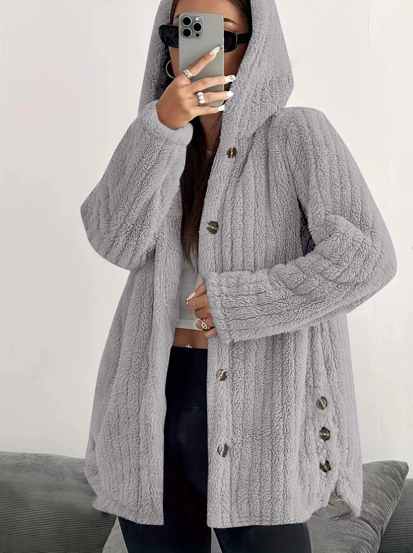 Robine - Giacca Invernale Con Cappuccio E Maniche Lunghe - Image 5