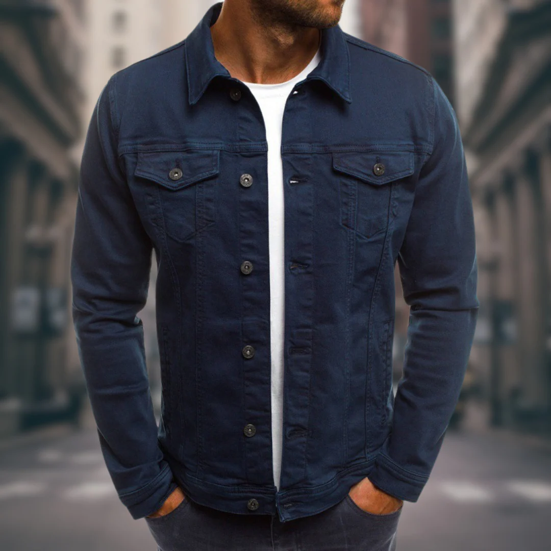 Rolando - Giacca di Jeans Alla Moda - Image 4