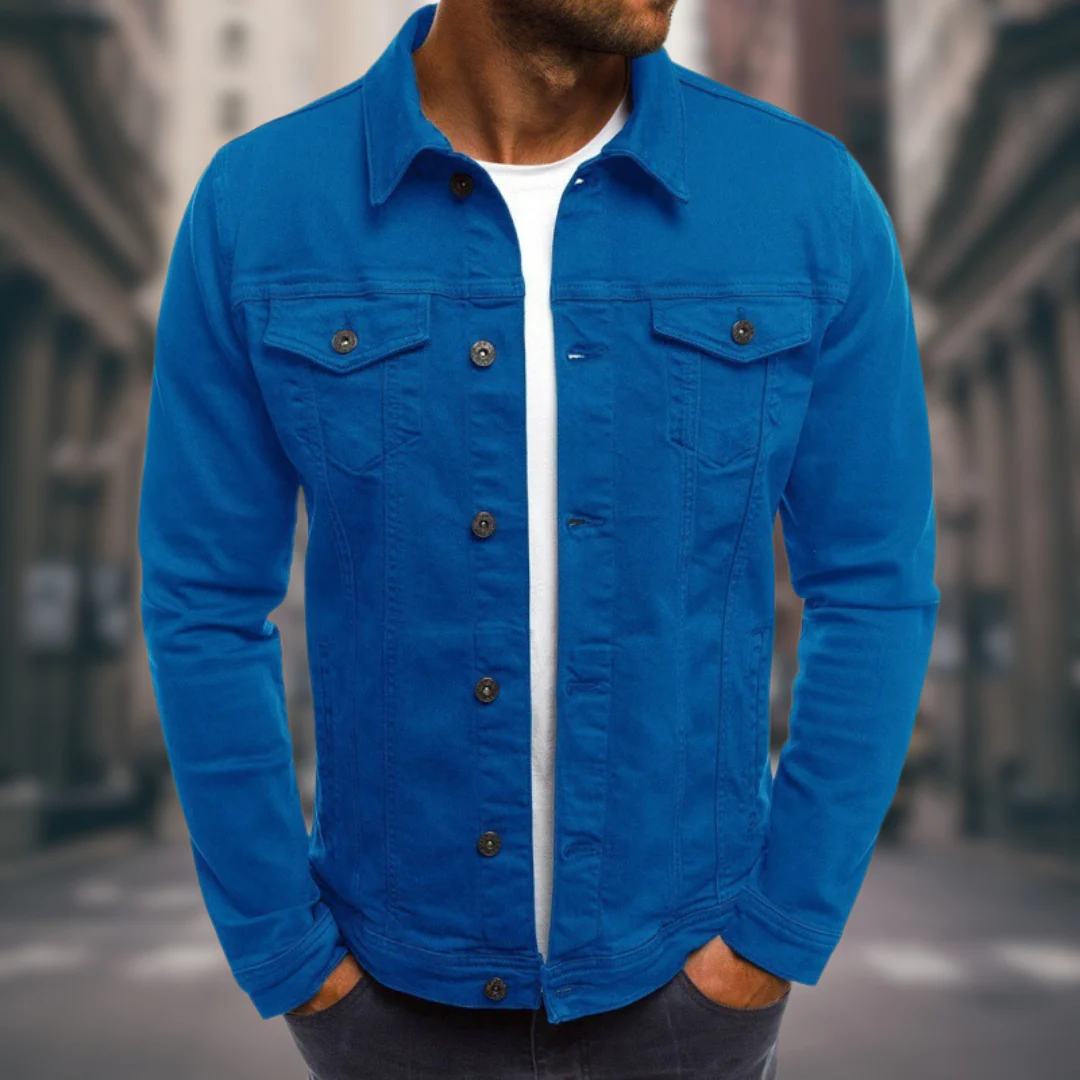 Rolando - Giacca di Jeans Alla Moda - Image 5