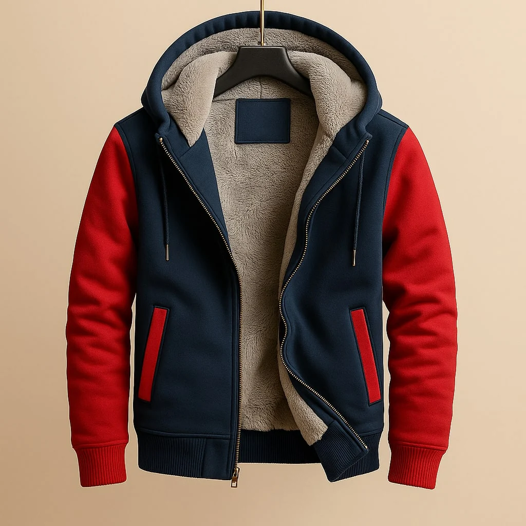 Roque - Giacca Strutturata Con Cappuccio e Zip
