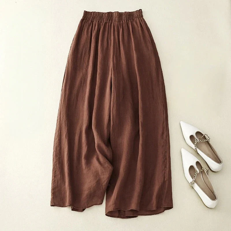 Rosalva - Pantaloni Eleganti In Lino