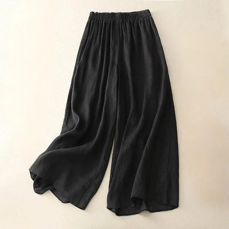 Rosalva - Pantaloni Eleganti In Lino - Image 4