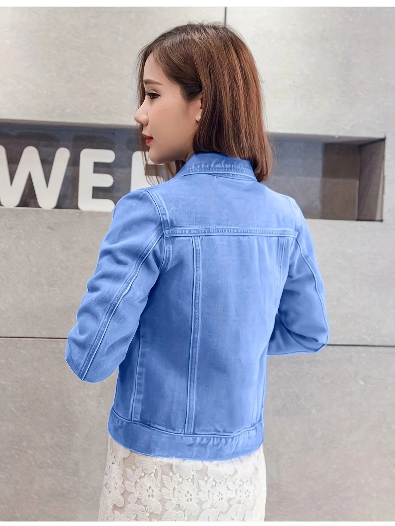 Rosalyn - Giacca In Denim a Maniche Corte In Stile Boho - Image 13