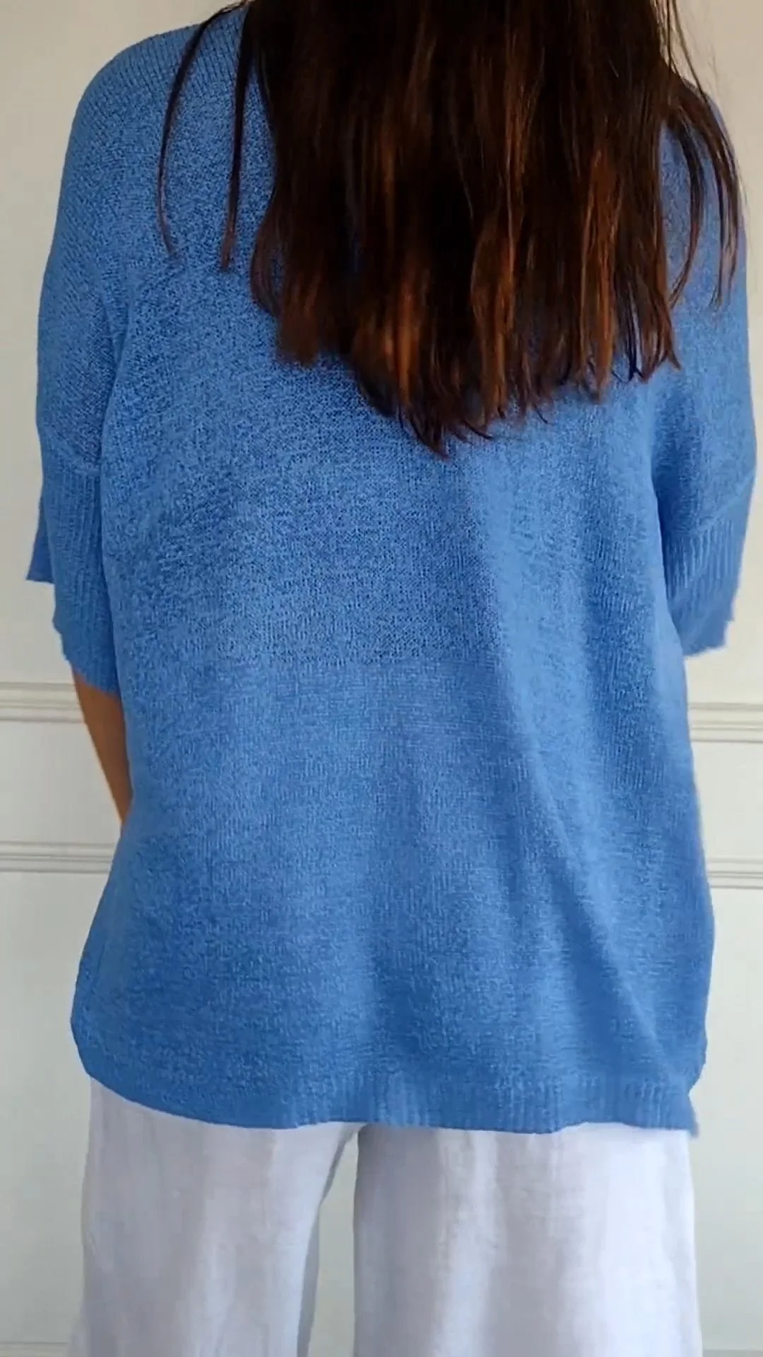 Rosel - Top In Maglia Liscia Con Scollo a V - Image 11