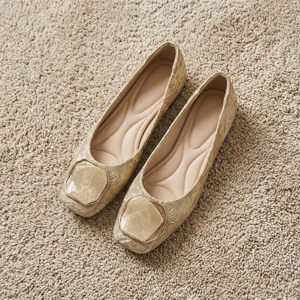 Roslin - Scarpe Basse Con Fibbia in Rilievo - Image 3