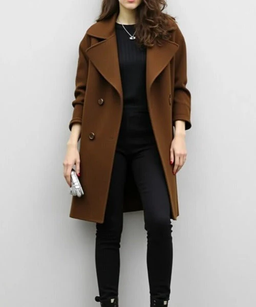 Roxana - Elegante Cappotto Doppiopetto - Image 2