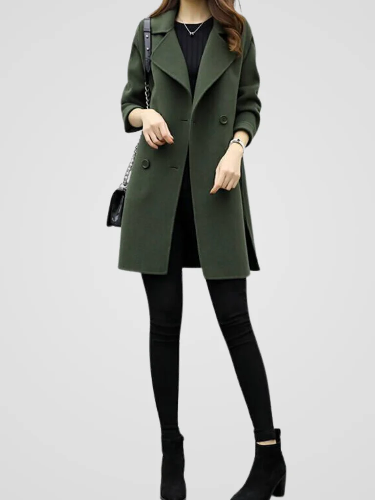 Roxana - Elegante Cappotto Doppiopetto - Image 5