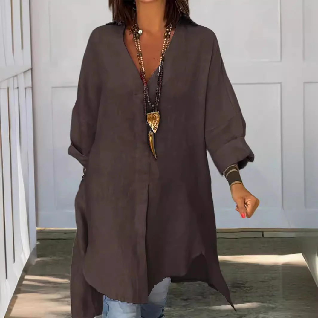 Rozalina - Camicia Elegante Con Scollo A V - Image 3
