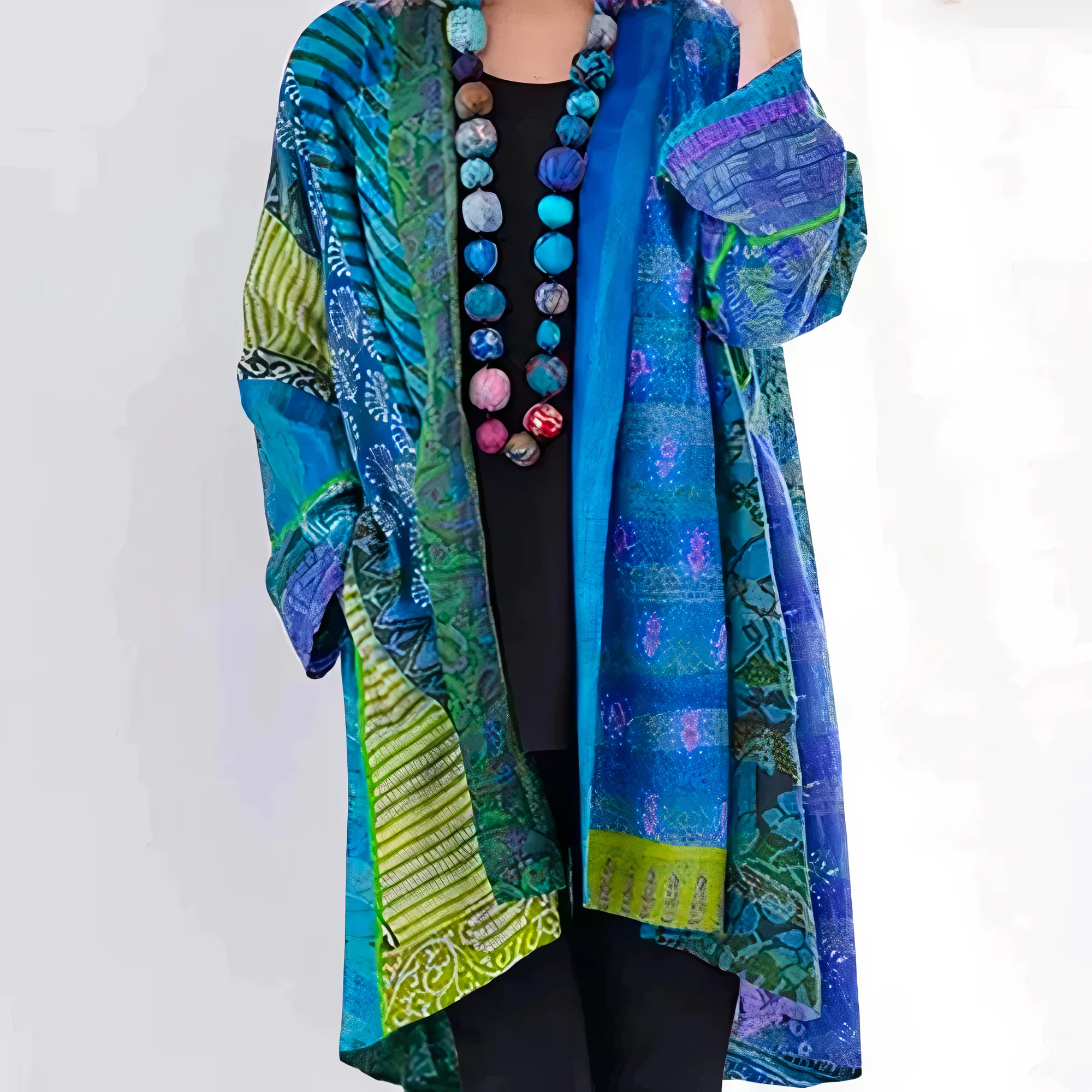 Rozenna - Cardigan Stile Kimono