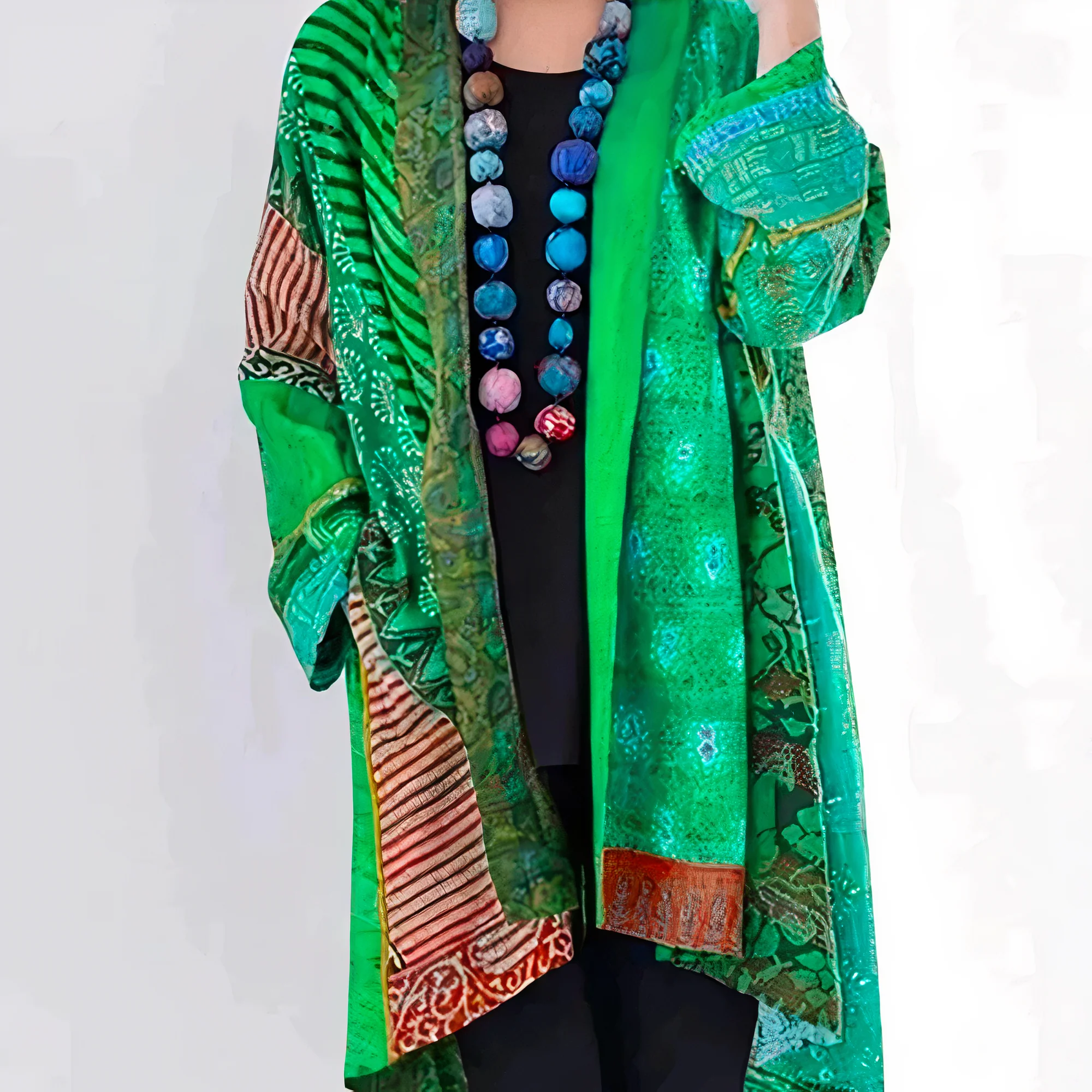 Rozenna - Cardigan Stile Kimono - Image 4