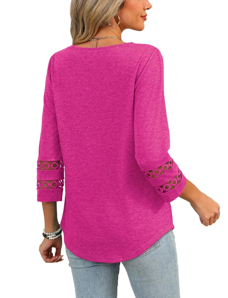 Ruthie - Maniche Lunghe Collo V-Camicie - Image 12