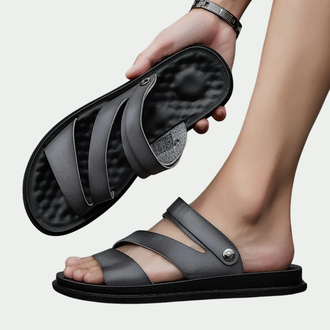 Ryan - Sandali Casual In Pelle - Image 4