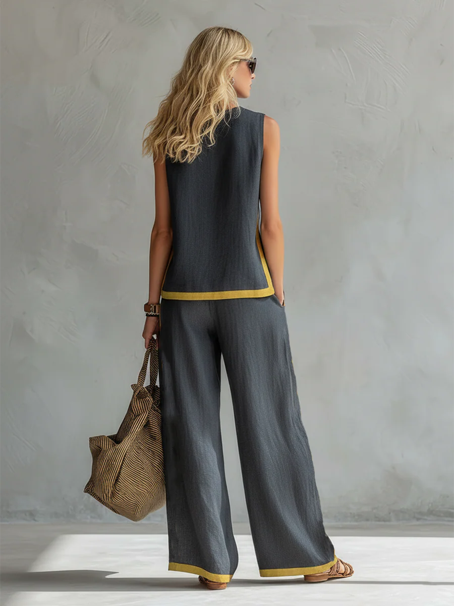 Sachindri - Elegante Completo a Due Pezzi - Image 7