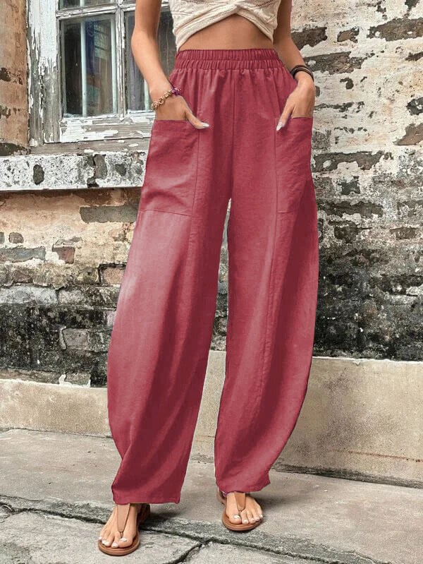 Salomee - Pantaloni Elastici Con Tasche - Image 10