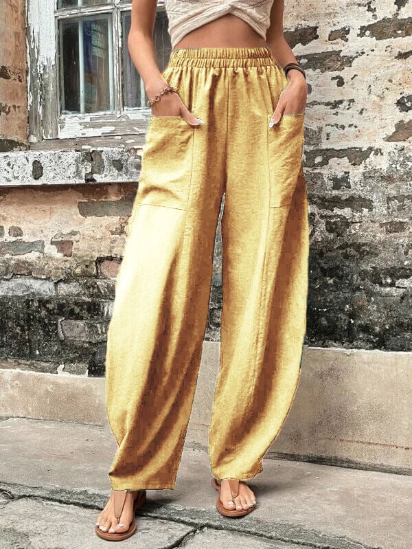Salomee - Pantaloni Elastici Con Tasche - Image 11