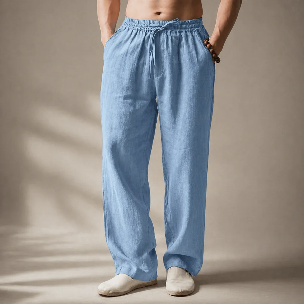 Samoel - Pantaloni Classici in Lino