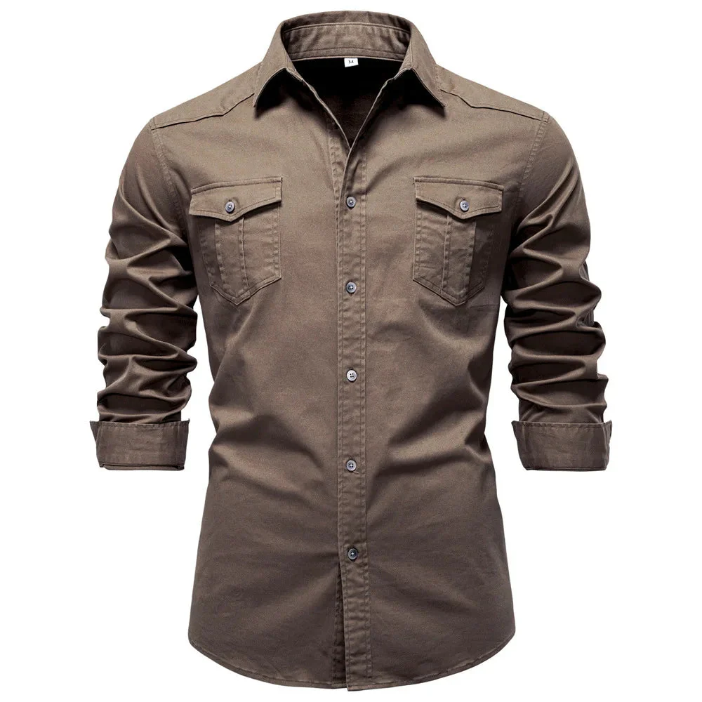 Sampath - Camicia di Cotone a Maniche lunghe - Image 5