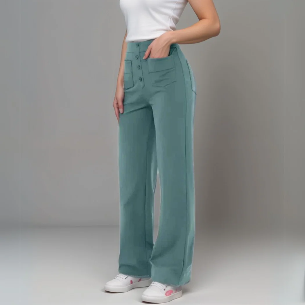 Saundra - Pantalone Scultura a Vita Alta di Tendenza | 1+1 Gratis - Image 12