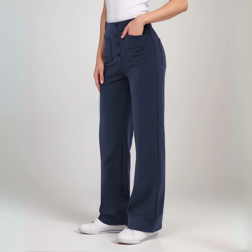 Saundra - Pantalone Scultura a Vita Alta di Tendenza | 1+1 Gratis - Image 14