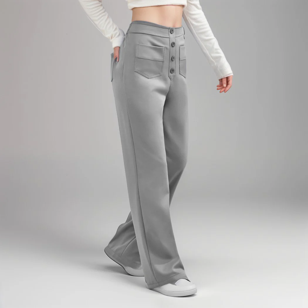 Saundra - Pantalone Scultura a Vita Alta di Tendenza | 1+1 Gratis - Image 15