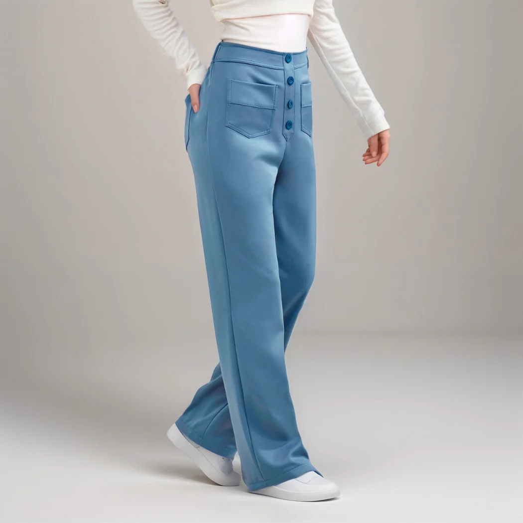 Saundra - Pantalone Scultura a Vita Alta di Tendenza | 1+1 Gratis - Image 17
