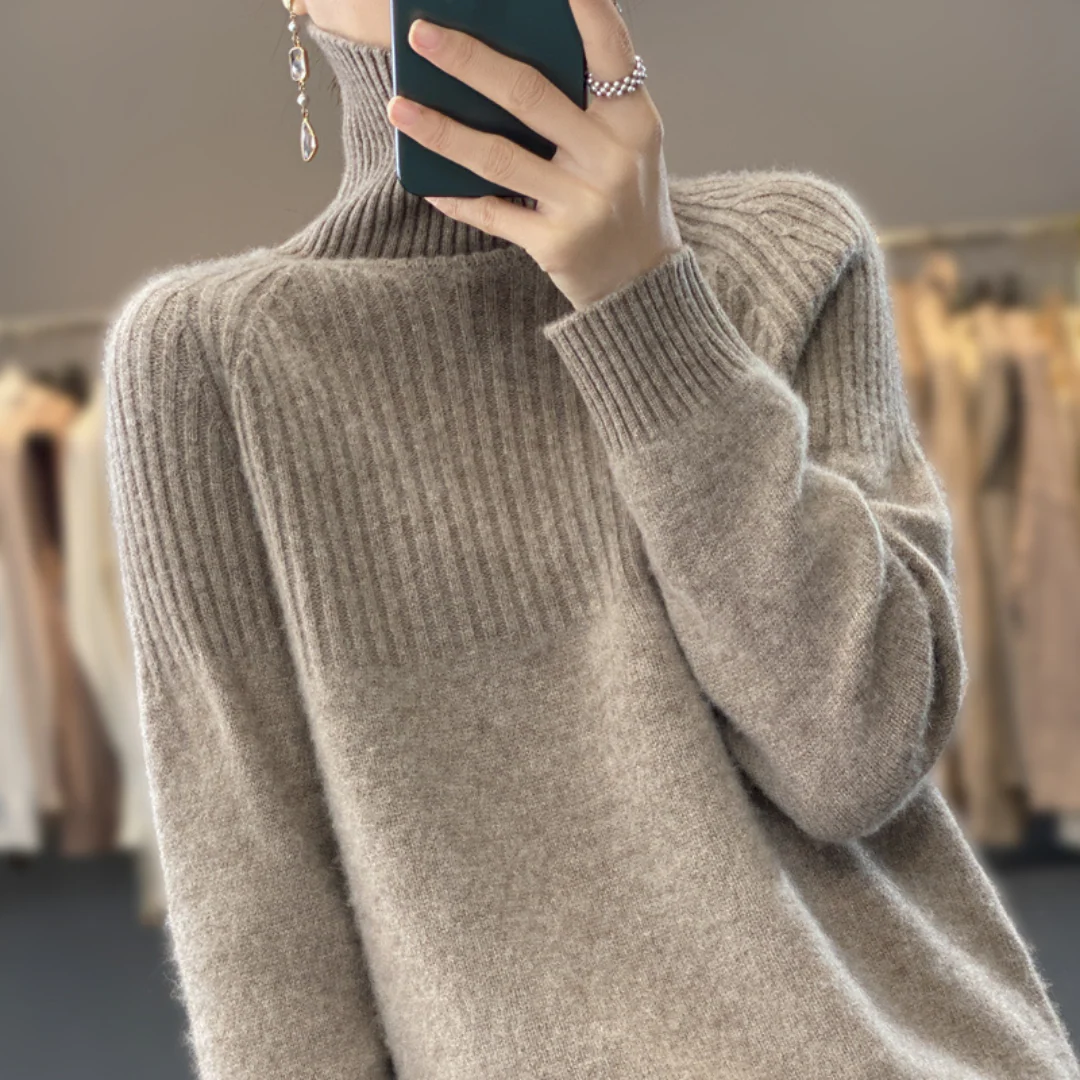 Savera - Maglione Dolcevita In Lana - Image 3