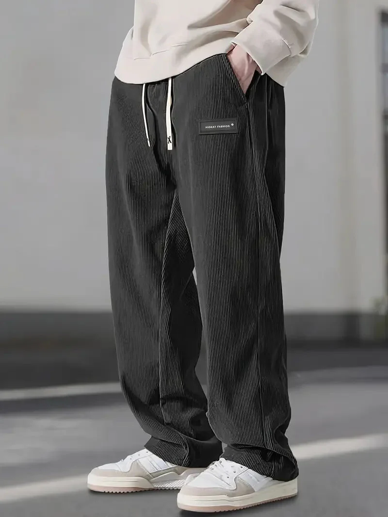 Scarlat - Pantaloni Casual In Velluto A Coste Dalla Vestibilità Ampia - Image 2