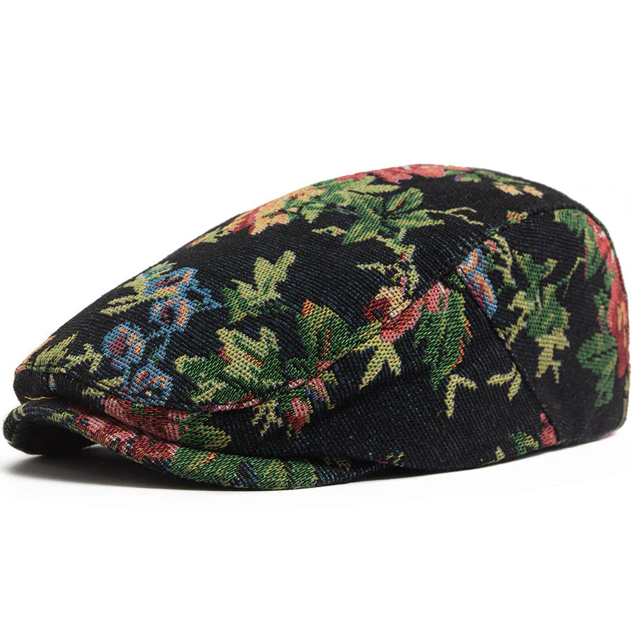 Sekou - Cappellino Patto Intrecciato con Motivi Floreali - Image 2
