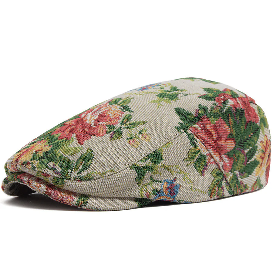 Sekou - Cappellino Patto Intrecciato con Motivi Floreali - Image 3