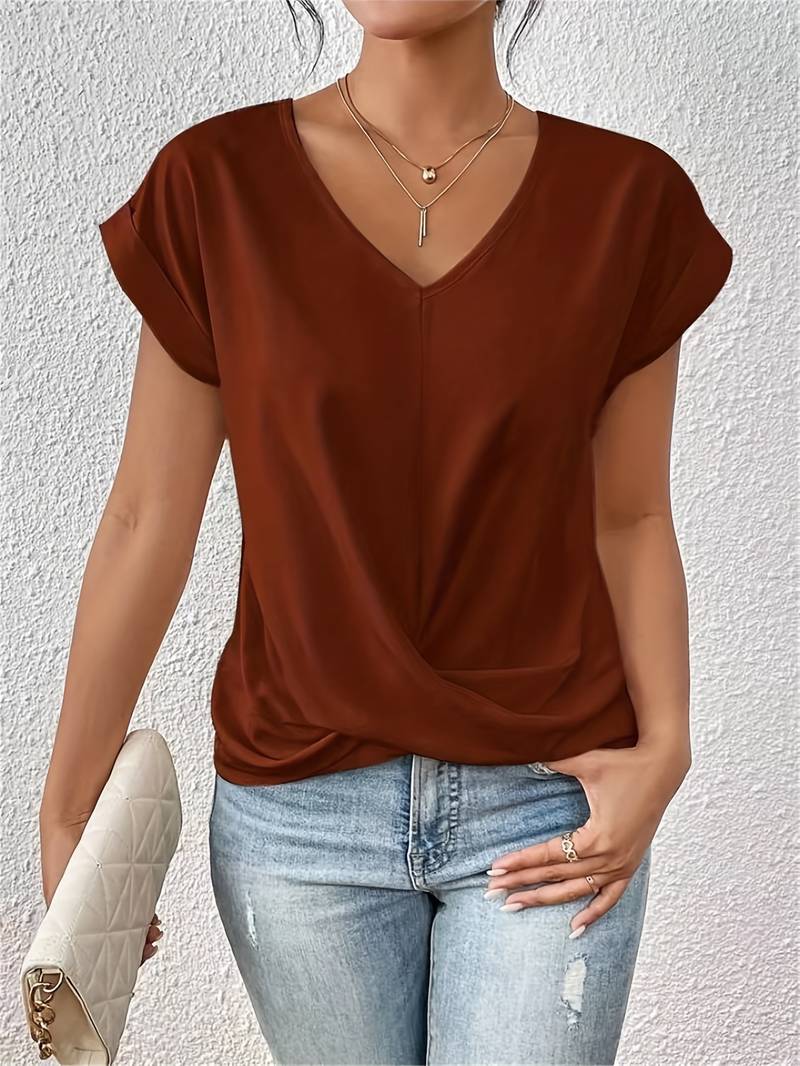 Severija - Elegante Top Con Scollo a V - Image 2