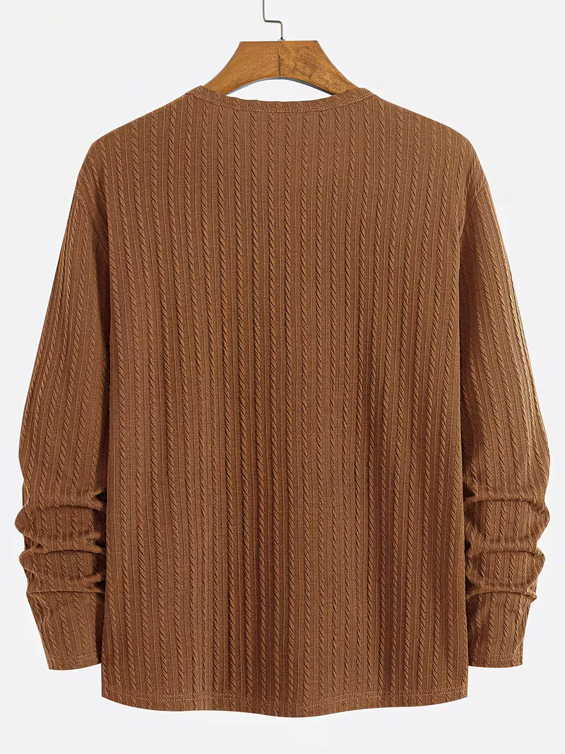 Severinas - Camicia Classica a Maniche Lunghe in Maglia - Image 7