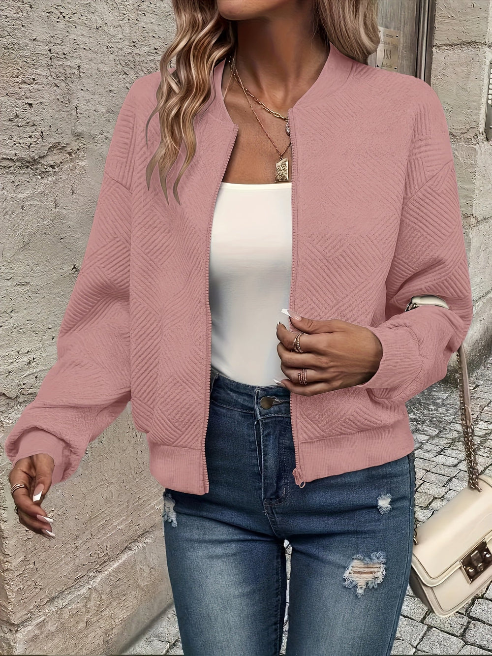 Shahna - Giacca Bomber Con Zip - Image 4