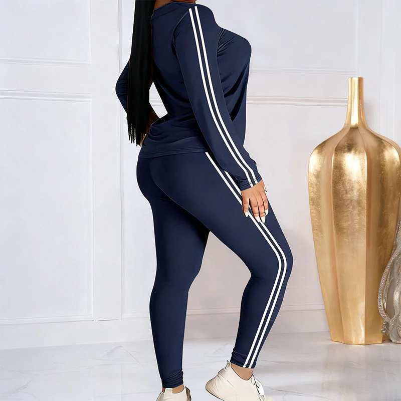Shaked - Elegante Completo Tuta a Due Pezzi Con Maniche lunghe - Image 11