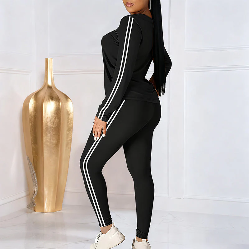 Shaked - Elegante Completo Tuta a Due Pezzi Con Maniche lunghe - Image 12