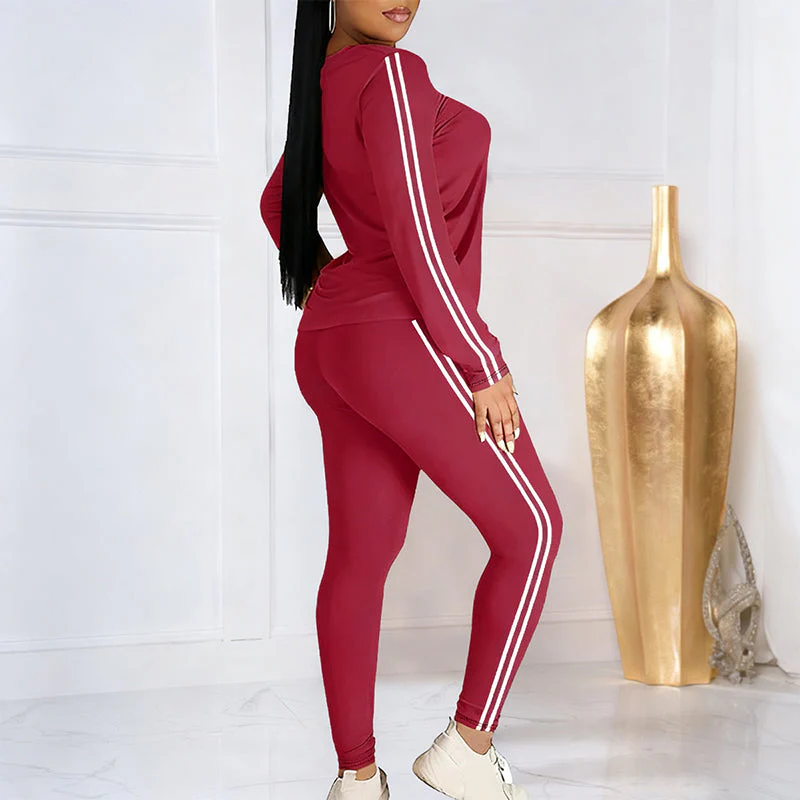 Shaked - Elegante Completo Tuta a Due Pezzi Con Maniche lunghe - Image 15
