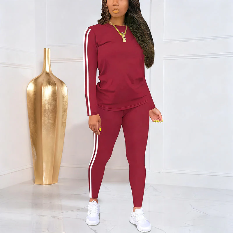 Shaked - Elegante Completo Tuta a Due Pezzi Con Maniche lunghe - Image 6