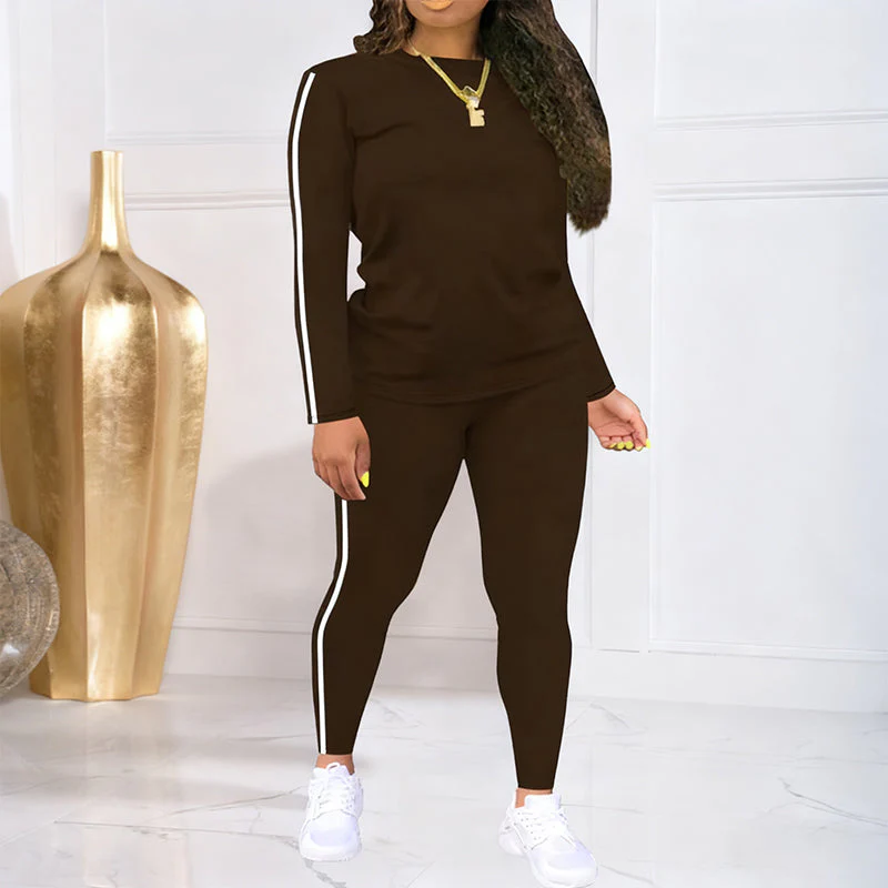 Shaked - Elegante Completo Tuta a Due Pezzi Con Maniche lunghe - Image 8